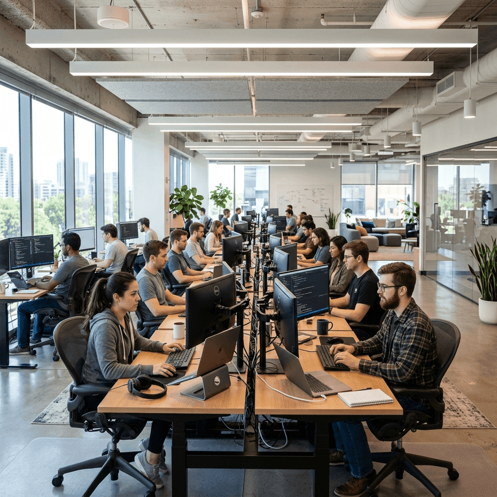 Tourasians workspace environment and workstations