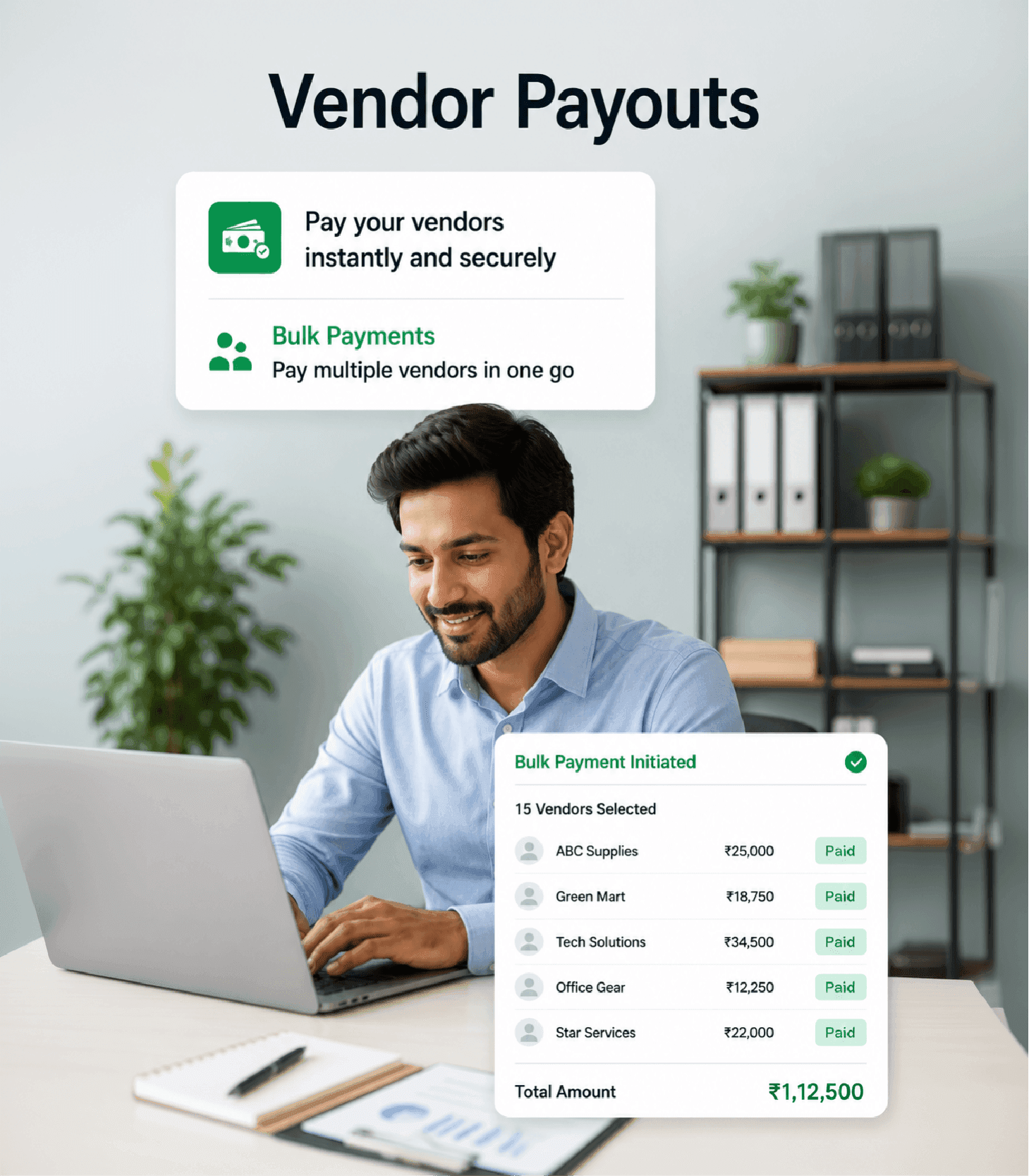 Salaries and payroll disbursements simplified