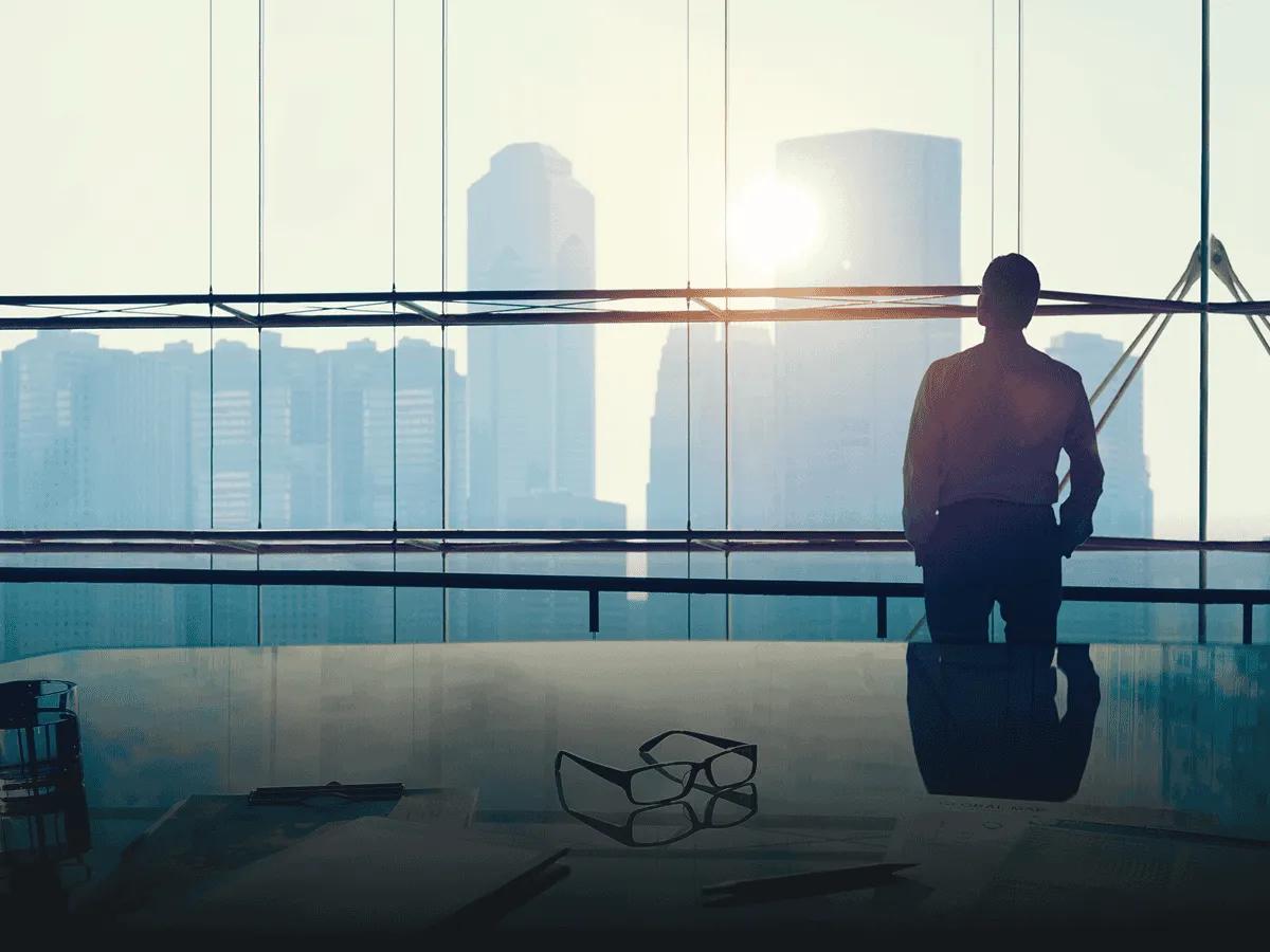 Workspace looking towards city - Our Vision