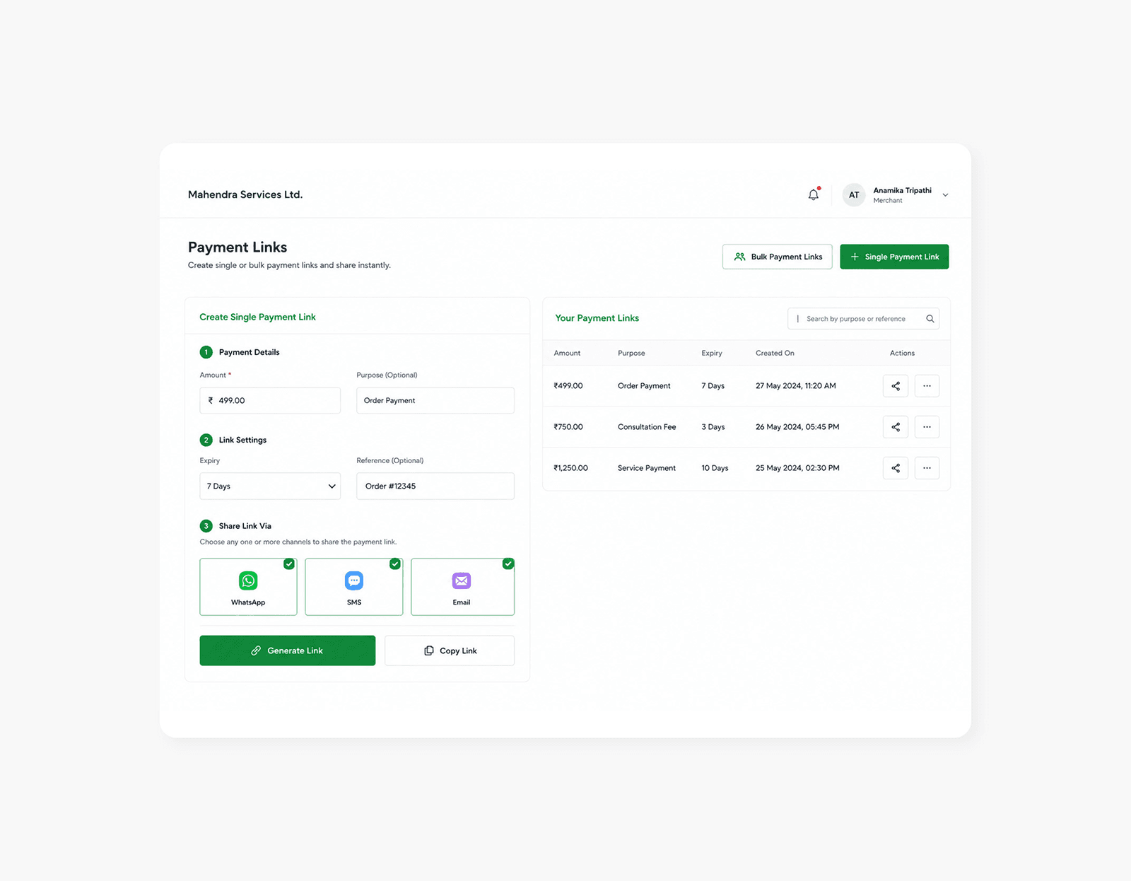 Payment Links
