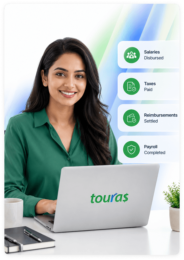 Salaries and payroll disbursements simplified