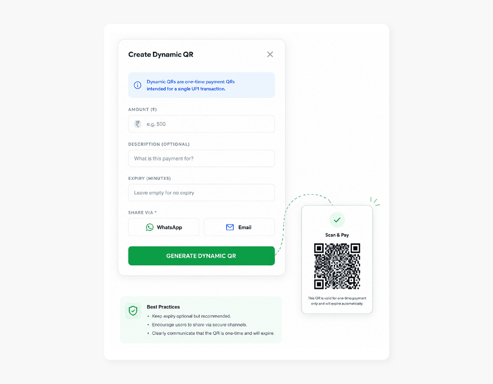 Dynamic QR